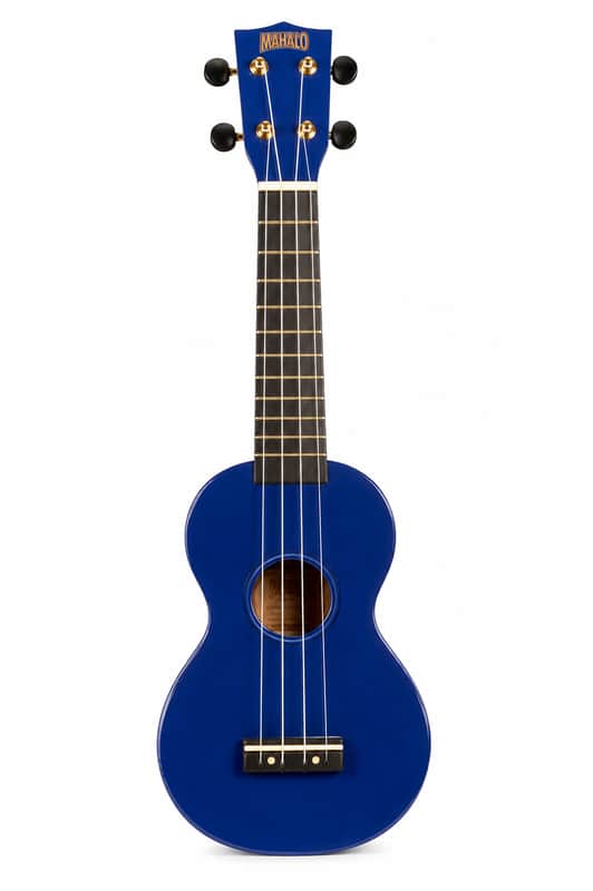 Mahalo MR1-BU Rainbow Series Soprano Ukulele-Blue image 1