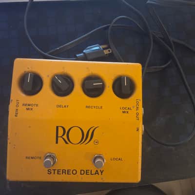 Ross Stereo Delay R80 1970s - With three Reticon SAD1024 BBD And US Power Plug image 1