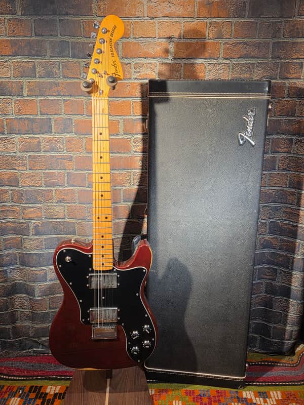 Vintage 1978 Fender Telecaster Deluxe Wine Red w/ OHSC & Owner's Manual - ONE OWNER, SUPER RARE!! image 1