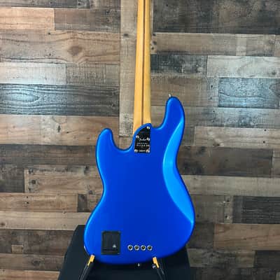 Fender American Ultra II Jazz Bass, Noble Blue, Ebony Fingerboard, Hard Case, Free Ship, 829 image 11