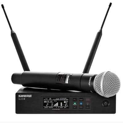 Shure QLXD24/SM58 Wireless Handheld Vocal Microphone System image 1