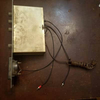 Viking RP-61 (VU) Rackmount Tube record/playback amplifier VU meter 1950s - Hammered grey metallic paint image 13