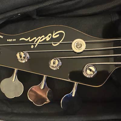 Godin A4 Ultra Fretted Bass - Semi Acoustic/Electric with Synth Access image 11