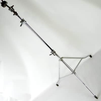 *Rogers Cleveland Swan-Leg Cymbal Stand Holiday/Powertone Vintage 60s Chrome USA image 3