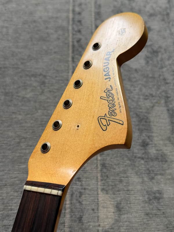 Vintage 1962 Fender Jaguar A Neck Original Frets & Bushings image 1