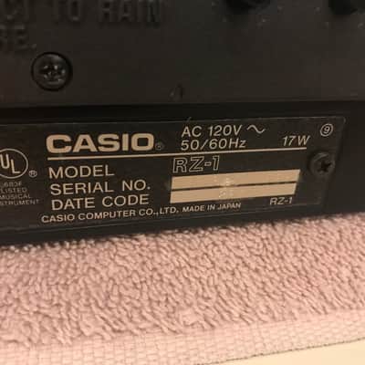 Casio RZ-1 Digital sampling, Drum machine w/ new R-Massive firmware, OLED, & battery. Excellent Condition. image 8