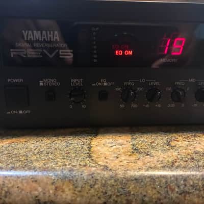 Yamaha REV 5 Digital Reverberator 1980s - Black image 3