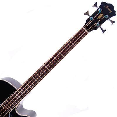 Ibanez AEB5E Acoustic Electric Bass Guitar - Black image 3
