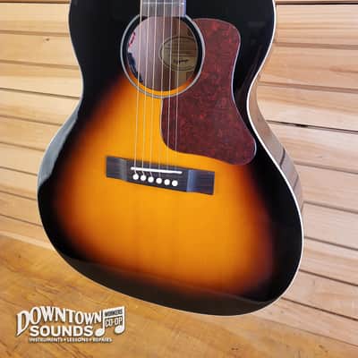 Epiphone Blues King Studio Acoustic-Electric Concert Guitar with Epiphone Gig Bag - Dark Burst image 3