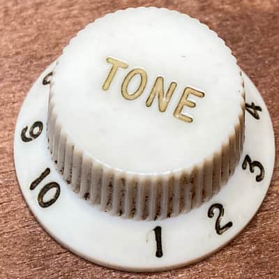 Fender Vintage Stratocaster Tone Knob '70s - Parchment image 2