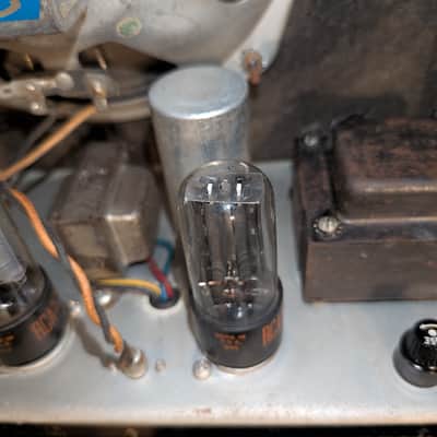 1968 Fender Champ-Amp AA764 "Drip Edge" Silverface Vintage Tube Amplifier – Original Transformer, Original Speaker, Original Fender Cover (From Corona) image 14