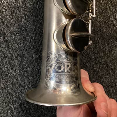 York Vintage Soprano Saxophone - Silver image 3