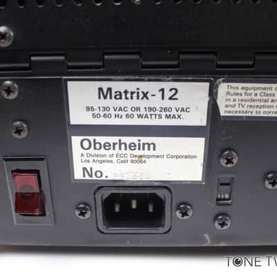 Oberheim Matrix-12 Synthesizer Keyboard *Pro-Refurbished* VINTAGE SYNTH DEALER image 11