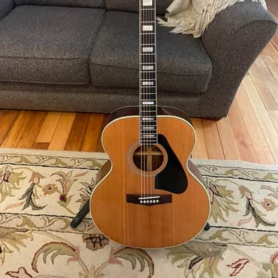 Yamaha CJ-838s Jumbo Acoustic Guitar - Late 70s, Gator HSC, K&K Pure Mini image 2
