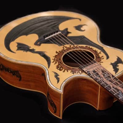 Blueberry Handmade Acoustic Guitar Jumbo Size Built to Order image 10