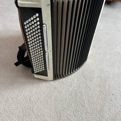 Settimio Soprani Contino Model 132 Piano Accordion 1955 - White Pearl image 6