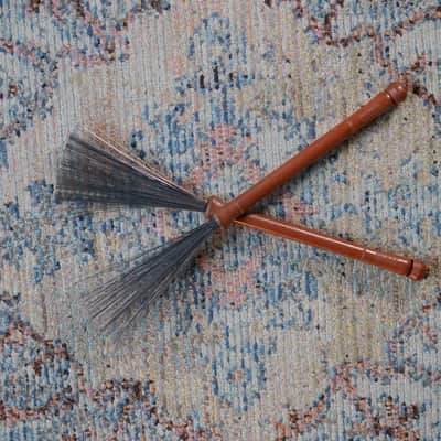 Premier Vintage Brushes - Retractable - Steel Wire - Red Grips image 2