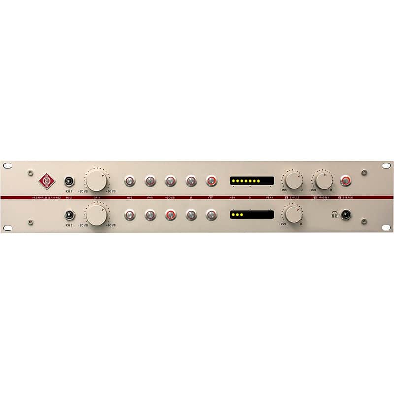 Neumann V 402 2-Channel Mic Preamp Regular image 1