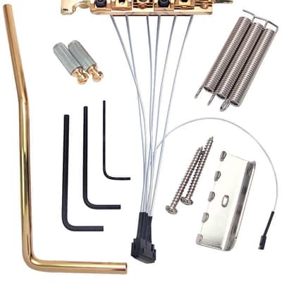 Graph Tech PN-0080-G0 Ghost LB63 Floyd Rose-Style Locking Bridge