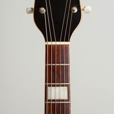 National  New Yorker Arch Top Hollow Body Electric Guitar (1941), ser. #993G, period brown hard shell case. image 5
