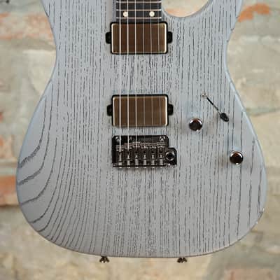 TOM ANDERSON Angel Player HH - Swamp Ash Body & Chocolate Maple Neck - Satin Organic Grain Super Sonic Gray image 3