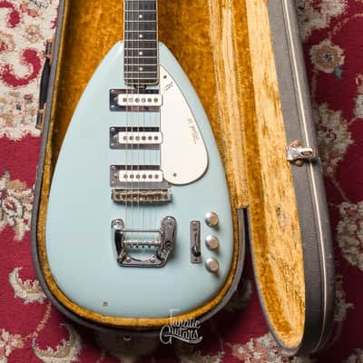 Vox Mark VI Teardrop 60s - Blue #245857 Second Hand image 2