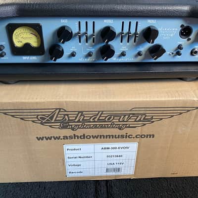 Ashdown ABM-300 EVO IV 300-Watt Bass Amp Head New and In Stock We ship Fast! #03216340 image 2
