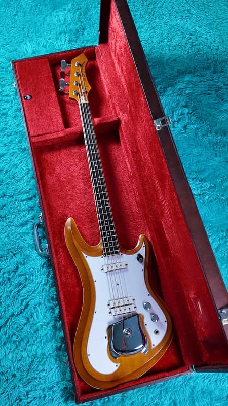 Guyatone EB-9 Custom MIJ Bass 1976 Natural w/ OHSC image 1