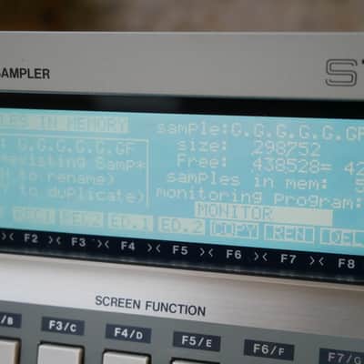 Akai • S1000 MIDI Stereo Digital Sampler (1988) /// SERVICED w/BOX, new PSU, backlight & floppies image 21