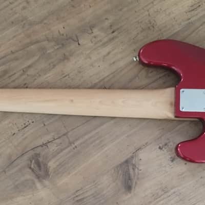 Squier Standard Precision Bass Special V 2000 Cor-Tec Factory - Candy Apple Red image 8