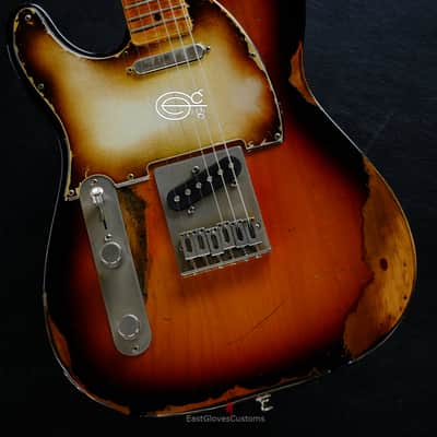 Fender Telecaster Sunburst Left Handed Heavy Aged Relic (RARE) image 4