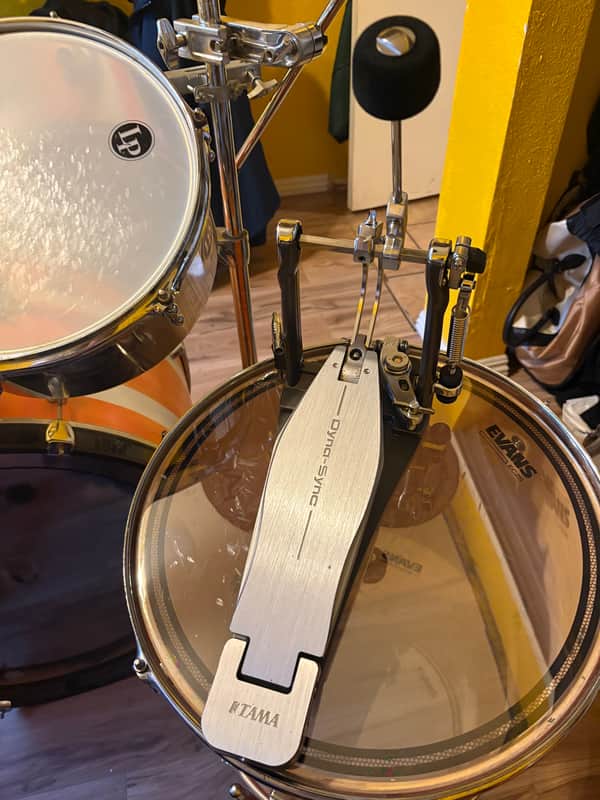 Tama HPDS1 Dyna-Sync Direct Drive Single Bass Drum Pedal 2019 - Silver / Black image 1