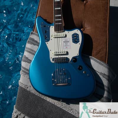 Fender MIJ FSR Traditional II Late '60s Jaguar w Matching Headstock! Limited Edition Lake Placid Blue - Better Than New! Pro Set Up w Perfect Frets/Action/Intonation! image 6
