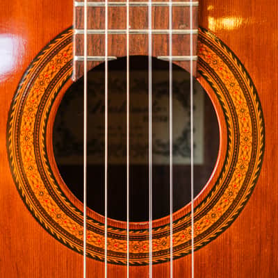 Vintage Hashimoto G-100 Classical Guitar MIJ (1970s) – Aged Tone – Maruha Gakki – Premium Player image 4