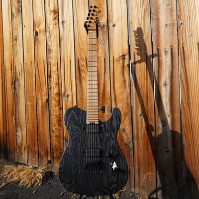 ESP LTD TE-1000 Black Blast 6-String Electric Guitar image 2