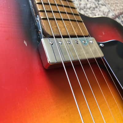 ‘81 Orfeus Gypson vintage Jazz hollowbody guitar image 6