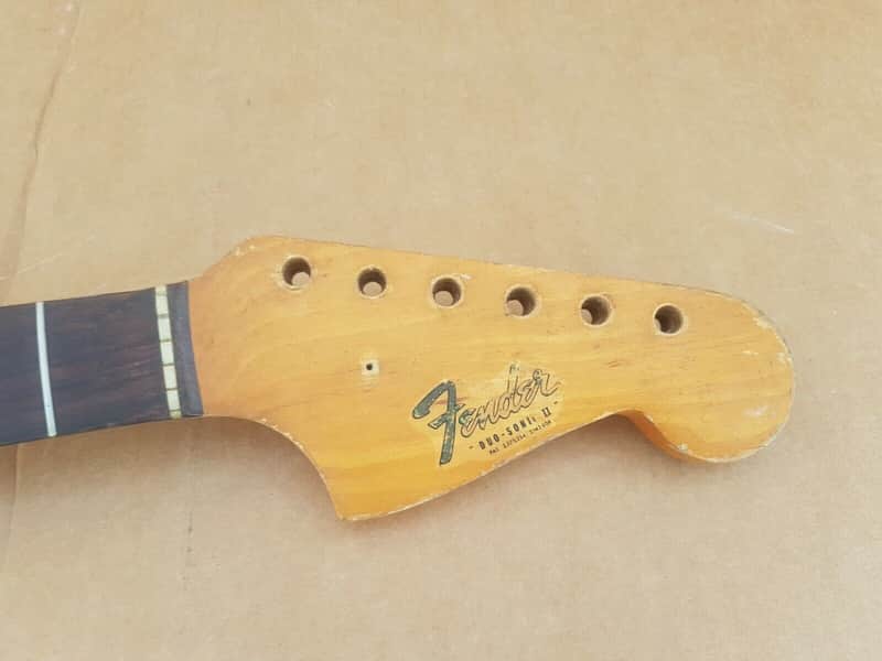 1965 FENDER DUO SONIC II USA NECK fits JAGUAR image 1