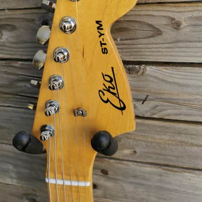 RIF 998 EKO ST-YM Yngwie Malmsteen Stratocaster w/Scalloped Fretboard Vintage White image 13