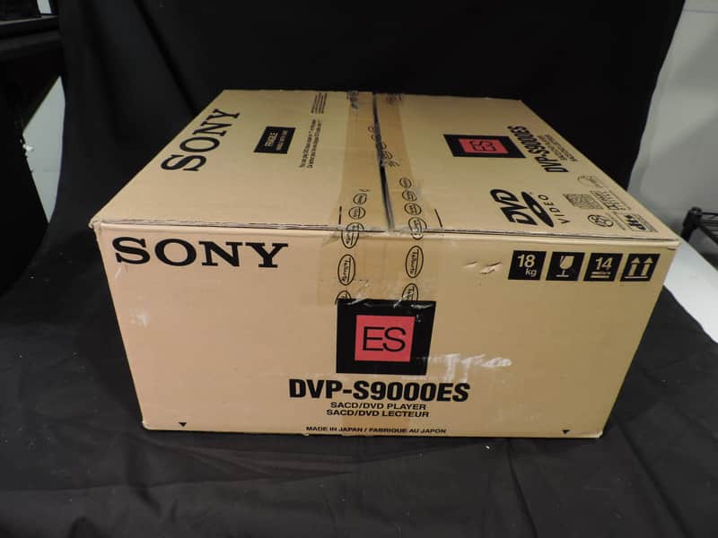 Sony DVP-S9000ES CD/SACD/DVD Player with Original Box and Remote image 1