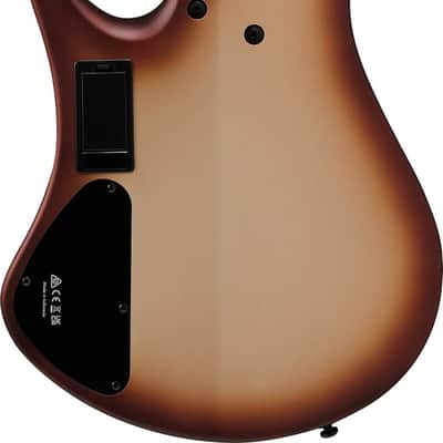 Ibanez EHB600 Headless 4-String Bass Guitar, Jatoba Fingerboard, Charred Champagne Burst Matte image 3