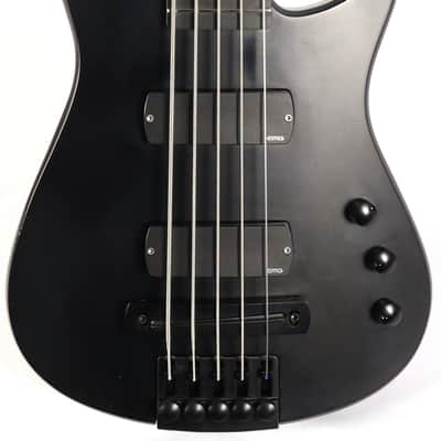 NS Design NXT5a Radius Black Satin Electric Bass Guitar w/ Gig Bag & Accessories image 1
