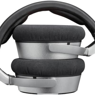 Neumann NDH 20 Closed Back Monitoring Professional Studio Headphones Gaming, Mixing, Mastering, Video or Audio Production, 3M straight cable w 1’8” stereo connector and 1/4” adaptor, Nickle, Large image 4