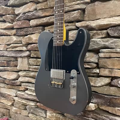 Nash E-1HB - Lightly Aged Charcoal Frost Metallic / Boat Neck Upgrade w/HSC image 4