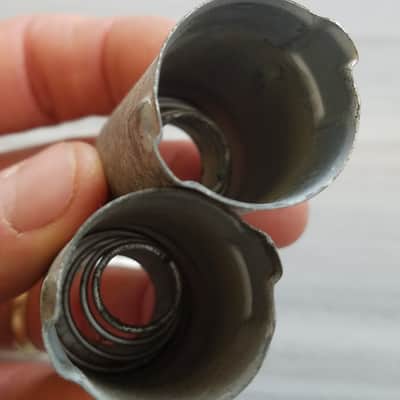 Elco Pair (2) Tube Shields 12AX7 9-pin J-Slot TS103U02 mil spec J50-01 Vintage Vacuum 1950s-1960s image 9