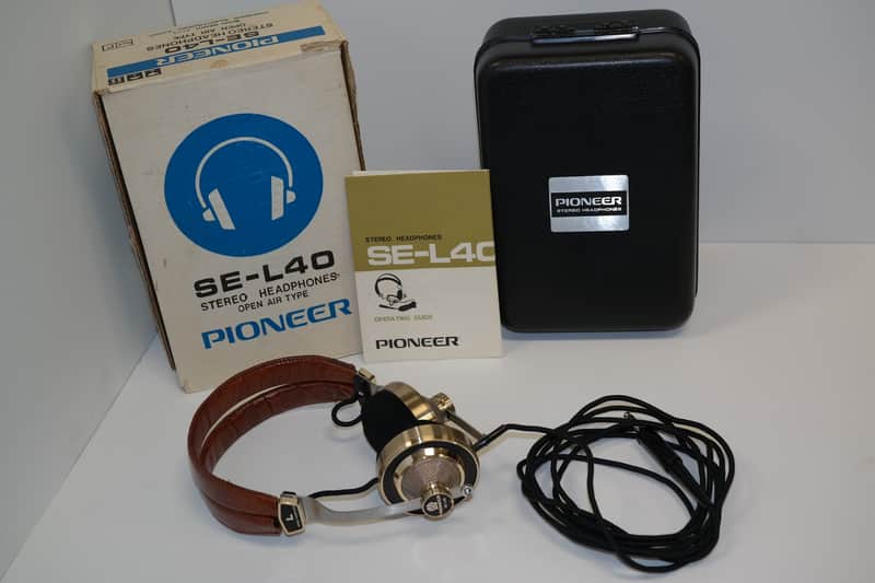 Casque Pioneer SE-L40 Vintage 70s - Japon - Fonctionnel - Marron