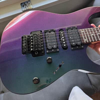 Ibanez RG470 - 1996 - Custom ChromaLusion Finish - Very Unique! image 3