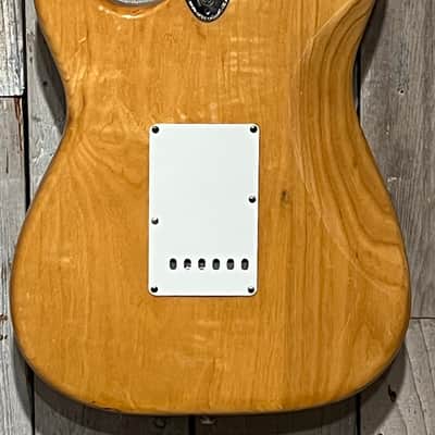 Nice 1977 Fender Stratocaster  Natural with Maple Fretboard , Great Player Includes Pro Setup & Original Hard Shell Case ! image 14