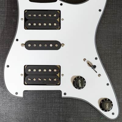 CJLab Pickups - Prewired Hum-Single-Hum (HSH) Pickguard Set with 10-Way Free-Way Switch image 1
