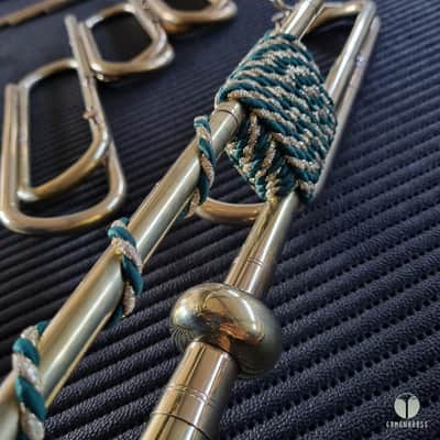 Munkwitz Rostock natural baroque trumpet, crooks, 4x leadpipes, Egger leadpipe, light bag gamonbrass image 12