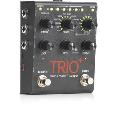 DigiTech TRIO Plus Band Creator + Looper 2010s - Black image 1